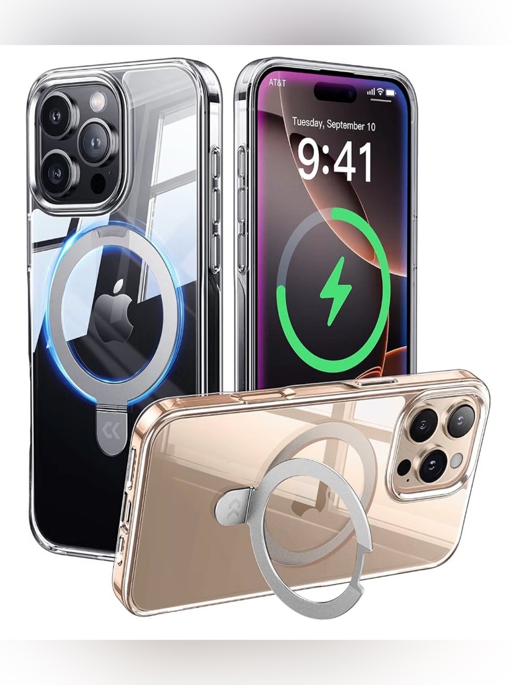 2x CASEKOO ULTRA MAGNETIC case FOR iPhone 16 pro max.Case with invisible stand